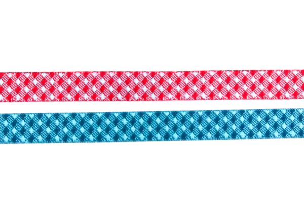 Webband Retro-Karo kirsch (1 m)